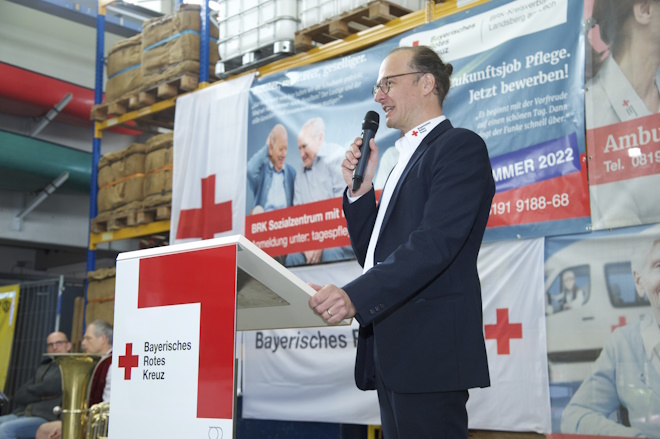 Grußwort Andreas Lehner (Kreisgeschäftsführer BRK LL) 