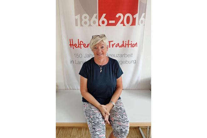Frau Ulrike Dussling, Übungsleiterin der Seniorengymnastik