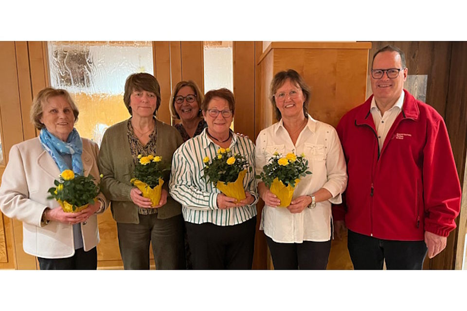 Ehrungen für 15 Jahre Mitarbeit