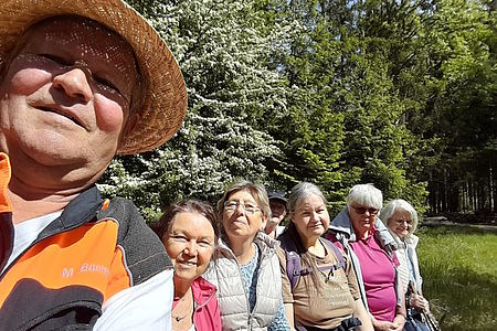 Gruppenselfie der Teilnehmer