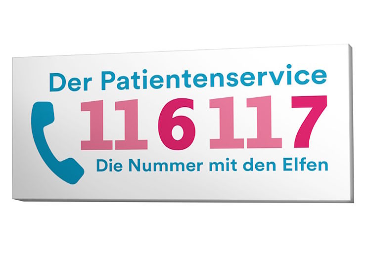 Logo 116117  -KVB Patientenservice