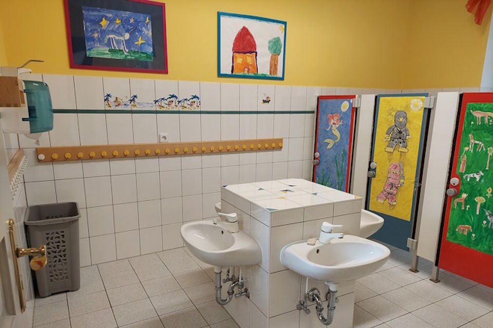Toilette des Kindergarten