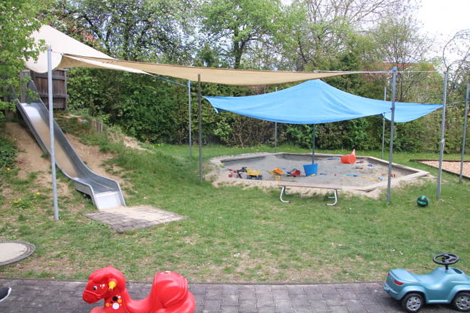 Garten Sandkasten