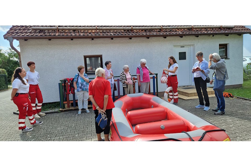 Schlauchboot der Wasserwacht Kaufering