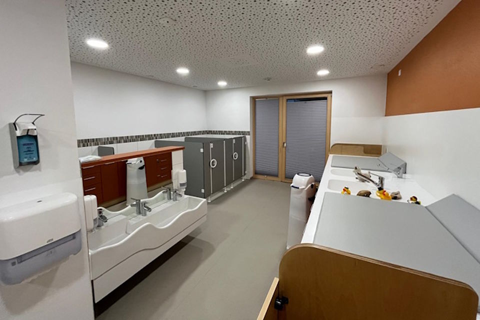 Krippe Sanitärraum