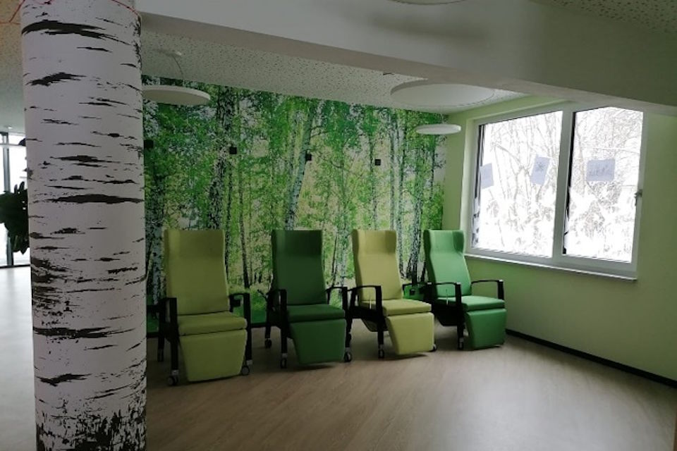 Möglichkeit zum Zurückziehen in Relaxstühlen